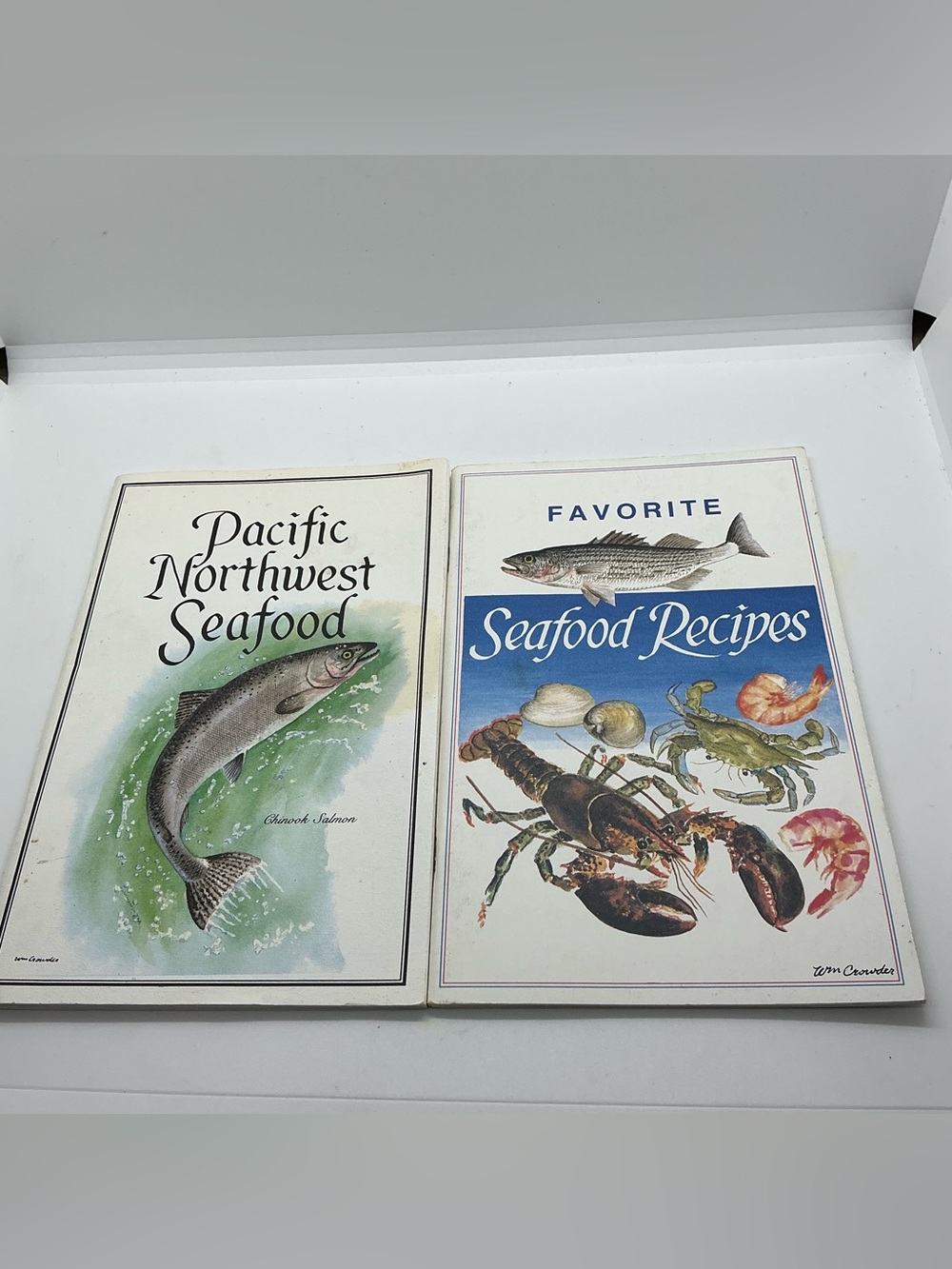 Lot Of 2 Vintage Seafood Fish Booklets Cookbooks